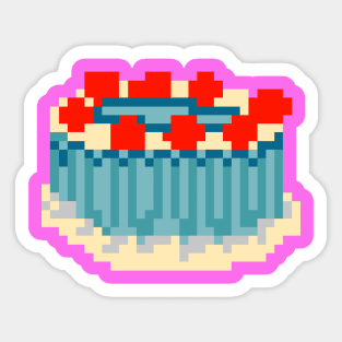 vintage cake Sticker